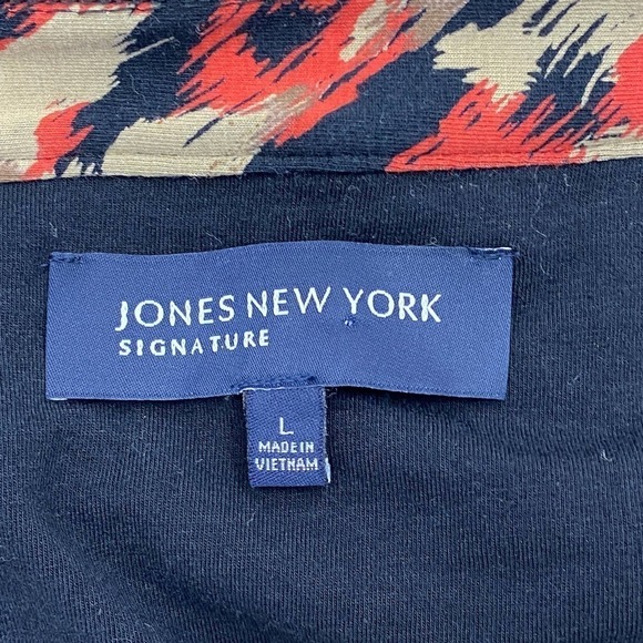 JONES New York Printed Halter Tank Top Size Large - Picture 9 of 10